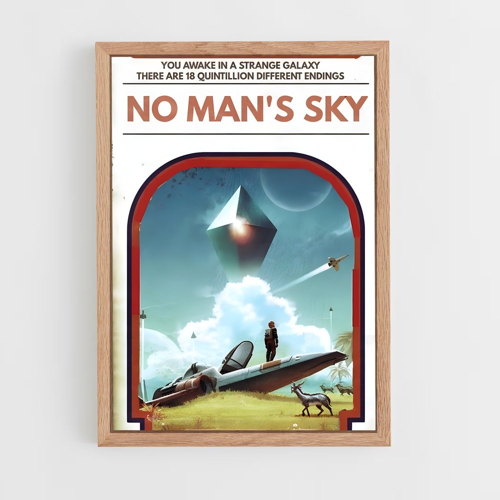 Poster man sky aventureuse – affiche No man sky (vue 4)